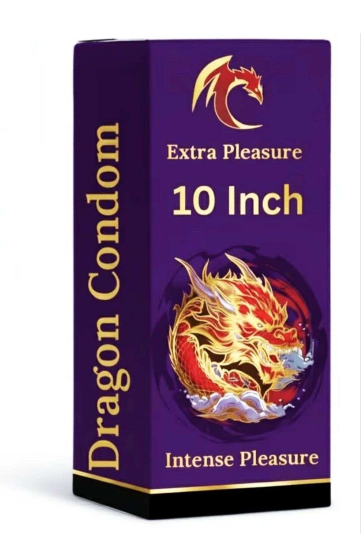 DRAGON JUMBO PREMIUM Mans Fire 9 INsch Condom