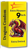 DRAGON JUMBO PREMIUM 9 .inch one piece Pink Skin Extra Time Condom